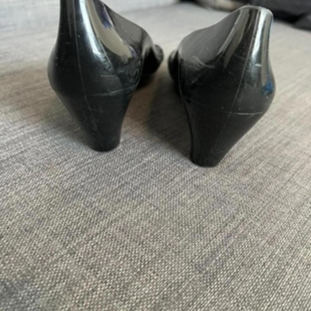 Vintage Gucci Black Jelly Wedge - Picture 8 of 8